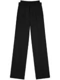 MM6 Maison Margiela double-layer tailored trousers - Black