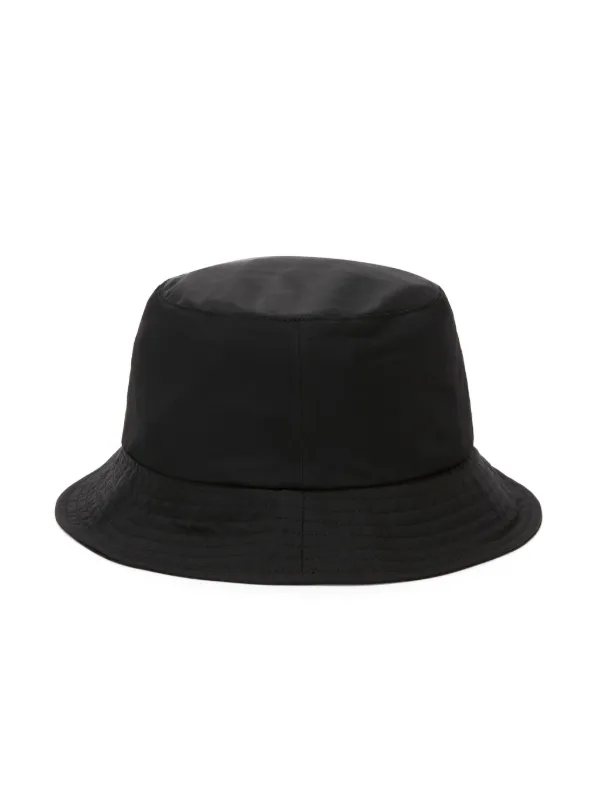 JW ANDERSON ブラック バケットハット JW ANDERSON - ASYMMETRIC BUCKET HAT / アシンメトリー