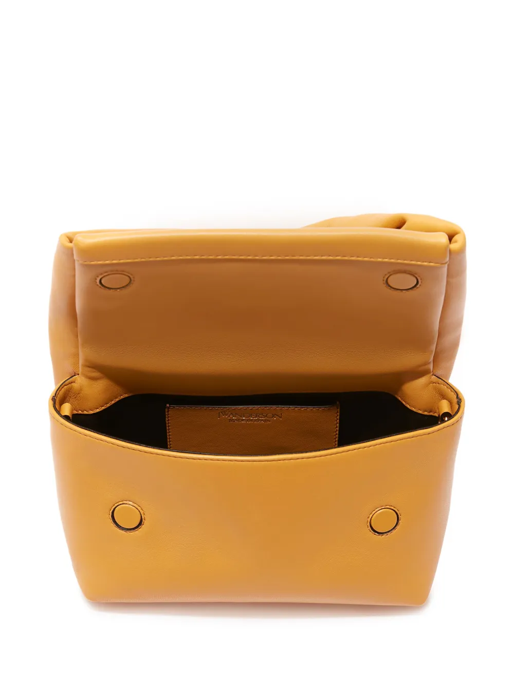 Jw Anderson Medium Twister Leather Shoulder Bag In Brown