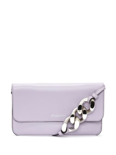 JW Anderson chain-detail phone leather pouch