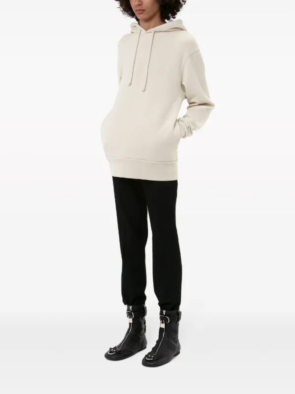 JW Anderson ロゴエンブロイダリー パーカー | ニュートラル
