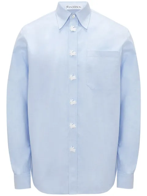 JW Anderson bunny-buttons cotton shirt