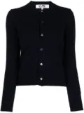 Comme Des Garçons Play logo-patch wool cardigan - Blue