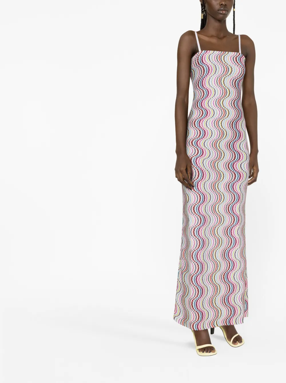 Missoni Lamé Knitted Maxi Dress Farfetch