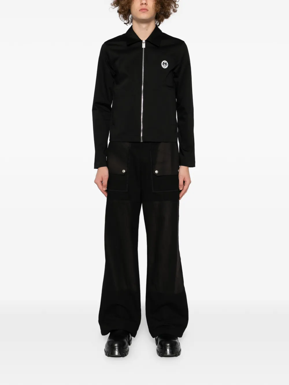 1017 ALYX 9SM veste zippée à imprimé graphique | Surchemises | Image 2