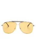 TOM FORD Eyewear polished pilot-frame sunglasses - Gold