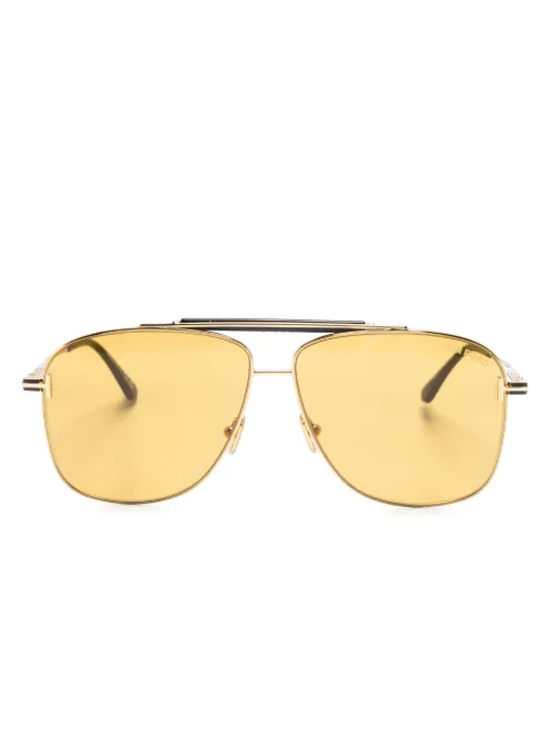 Lunettes de soleil à monture pilote - TOM FORD Eyewear - Modalova