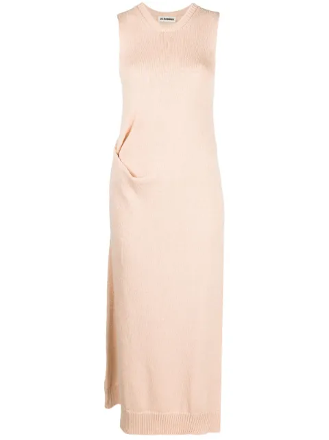 Jil Sander fine-knit maxi dress