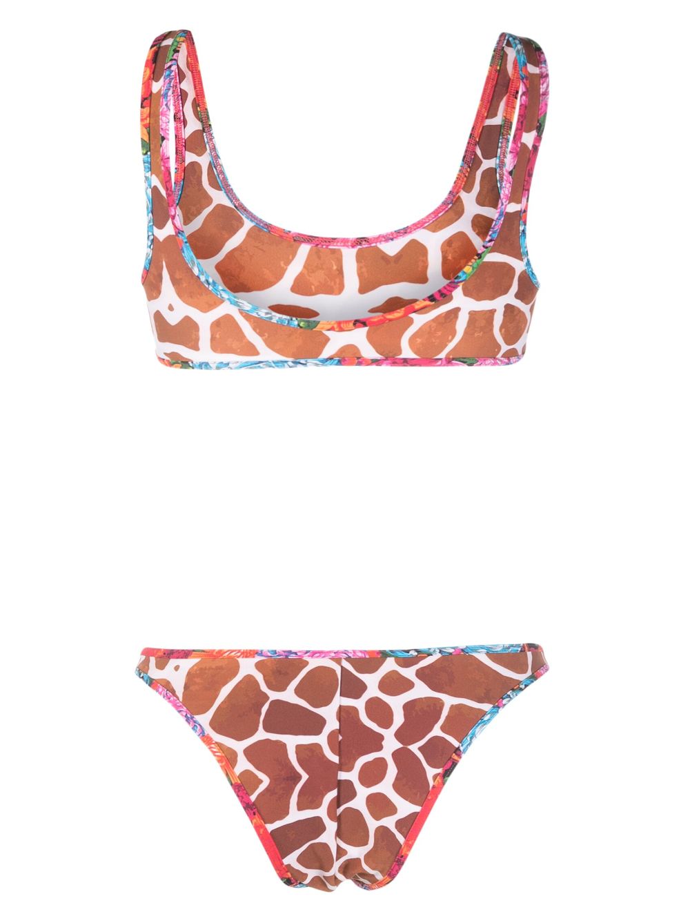 Reina Olga giraffe print bikini - Bruin