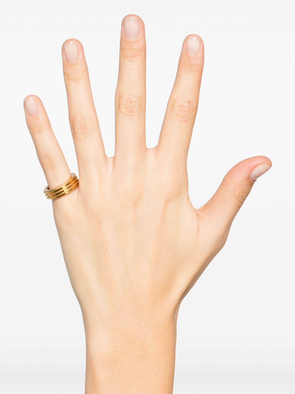 Maison Margiela Bolt and Nut ring - Yellow gold plating burattato