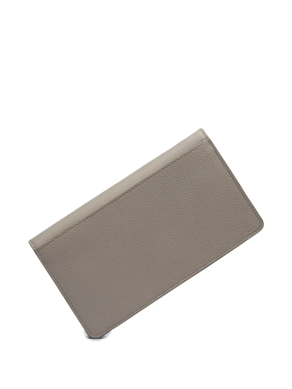 Maison Margiela Chain-strap Leather Wallet In Gray