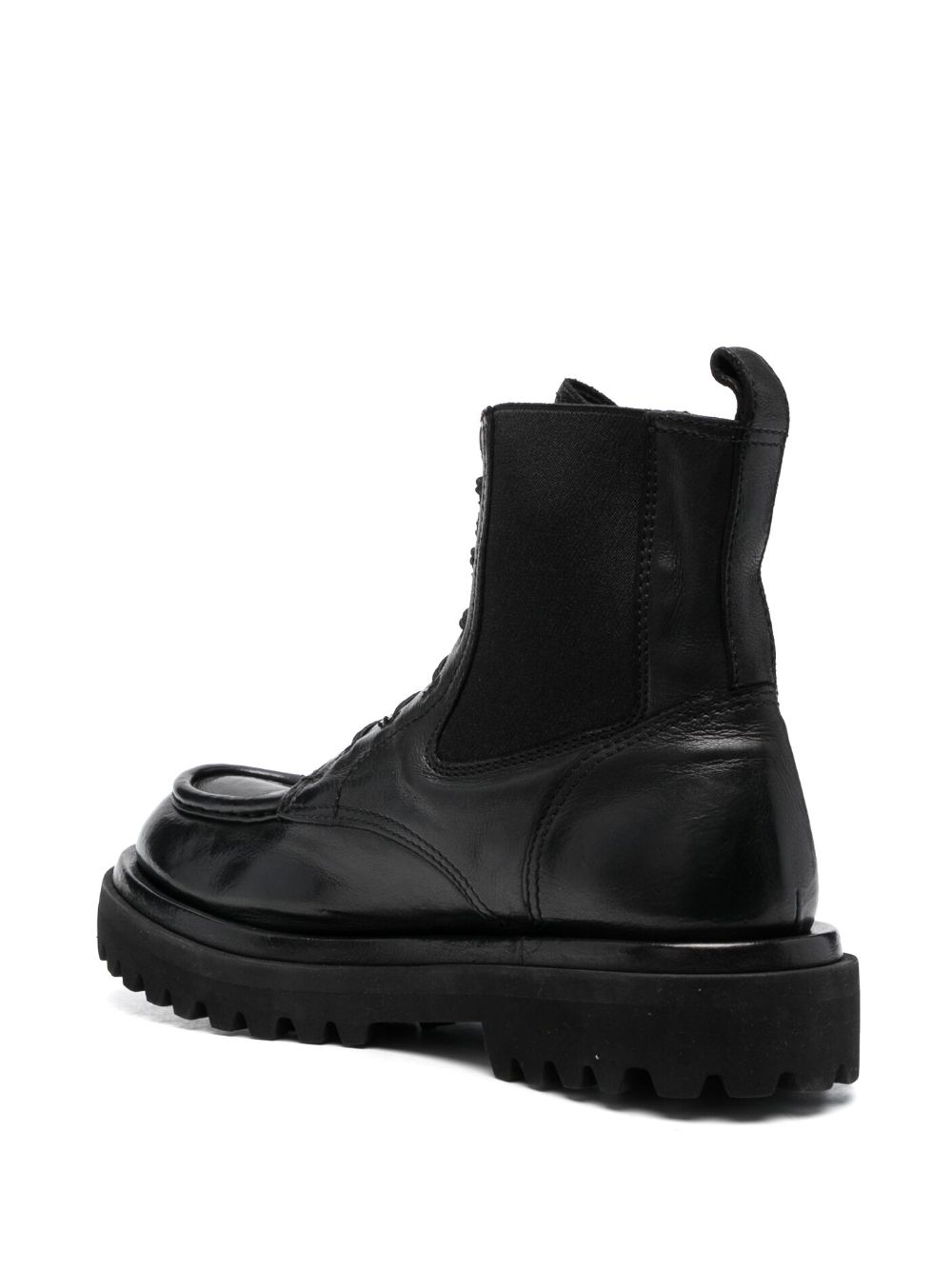 Shop Officine Creative Wisal 103 Leather Ankle Boots In Black