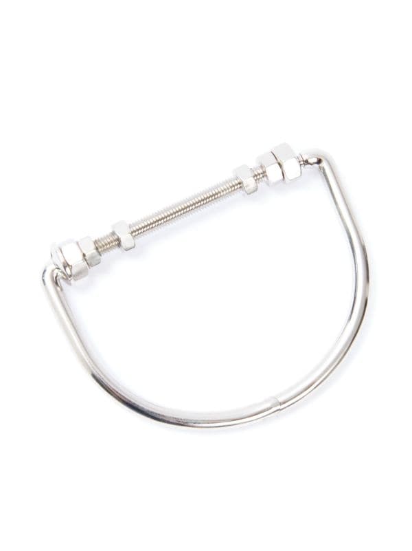 Silver screw cuff online bracelet