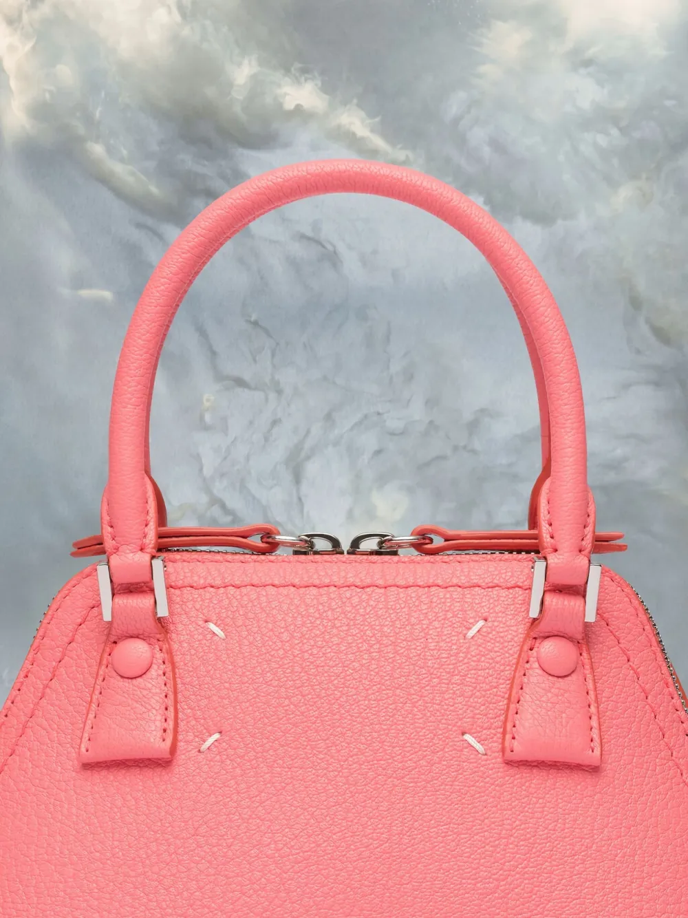 Maison Margiela 5ac Top-handle Zip-fastening Satchel Bag In Pink