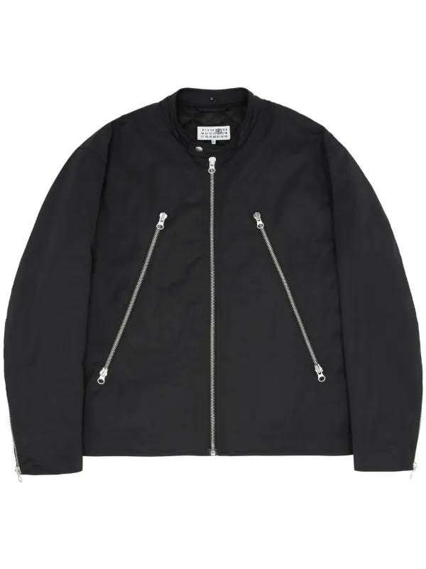 MM6 Maison Margiela Hooded Bomber Jacket - Farfetch