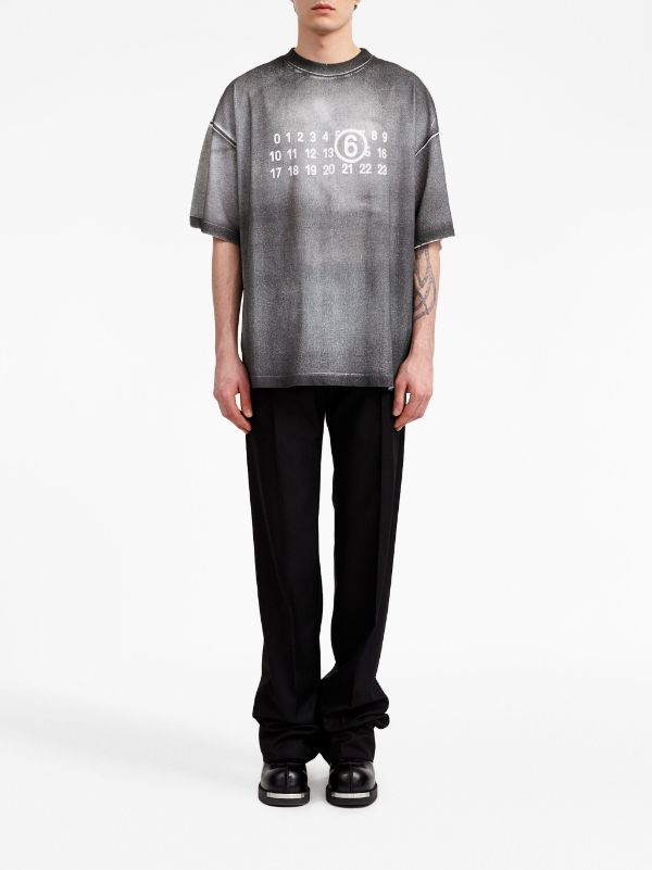 MM6 Maison Margiela ナンバーモチーフ Tシャツ - Farfetch