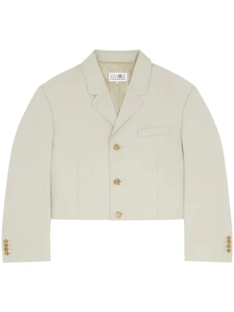MM6 Maison Margiela single-breasted cropped blazer