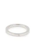 MM6 Maison Margiela Numeric engraved ring - Silver