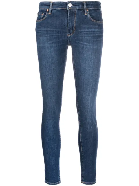 AG Jeans cropped-leg denim jeans