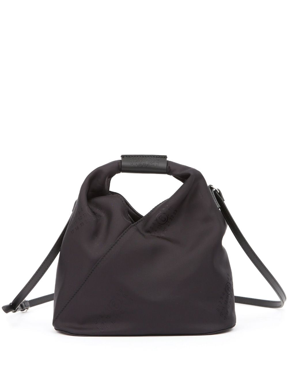 Japanese Fondo Mini Faux Leather Tote Bag in Grey - MM 6 Maison Margiela