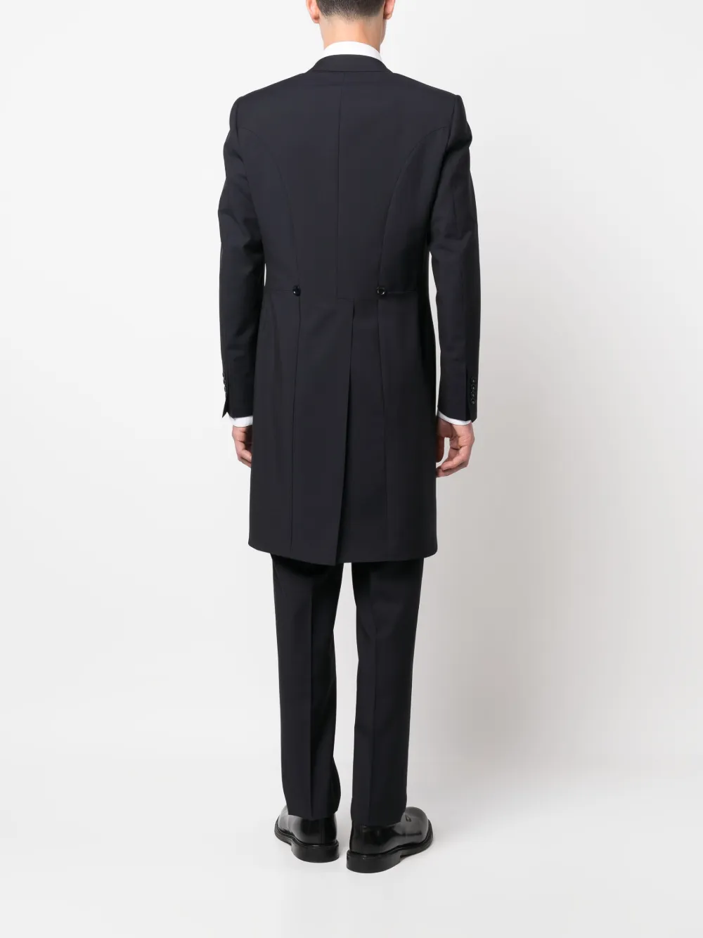 Canali Single-breasted Wool-mohair Suit In Blue