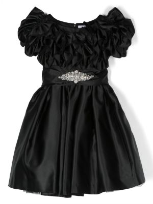 Girls black clearance dress with collar