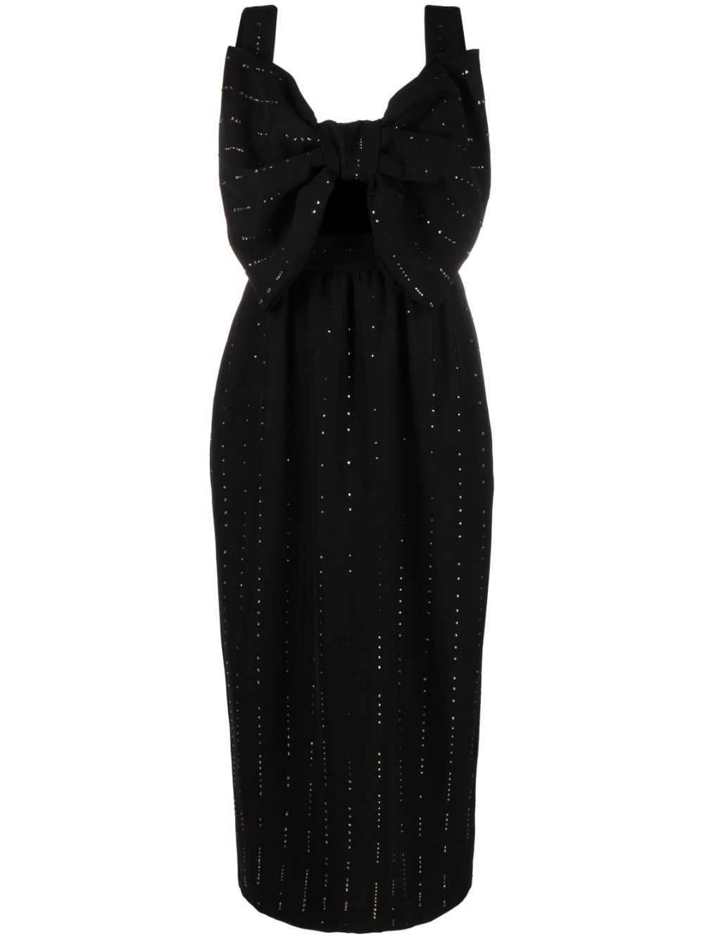 Viktor & Rolf Starry Night Crystal-embellished Dress In Black