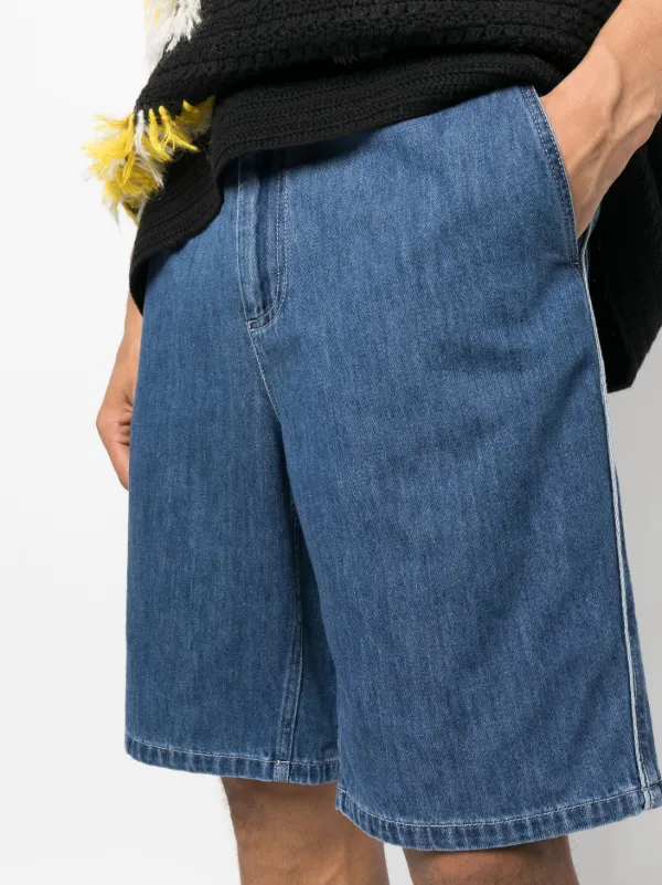 Marni Denim Cotton Shorts | Blue | FARFETCH