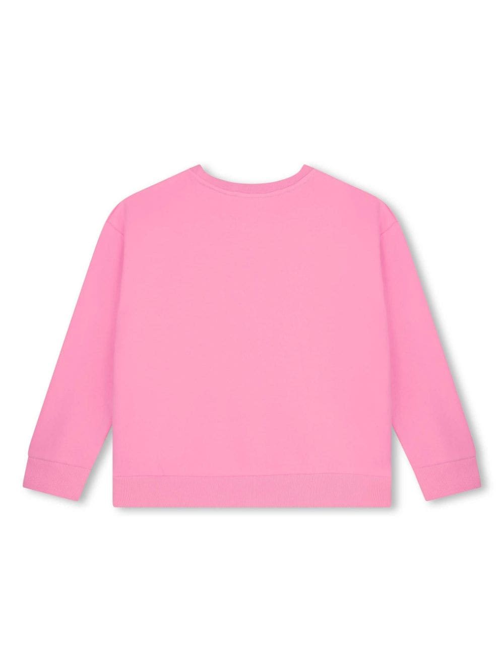 Shop Sonia Rykiel Enfant Logo-print Cotton Sweatshirt In Pink