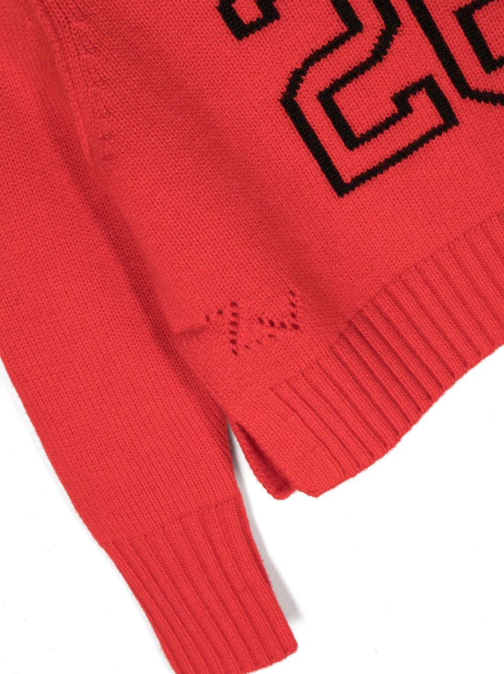 Shop Zadig & Voltaire Logo-print Jacquard Knitted Jumper In Red