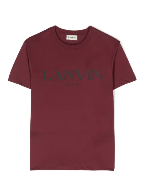 Lanvin Enfant - logo-print cotton T-shirt