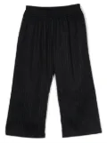 Kenzo Kids logo-patch elasticated-waistband trousers - Blue