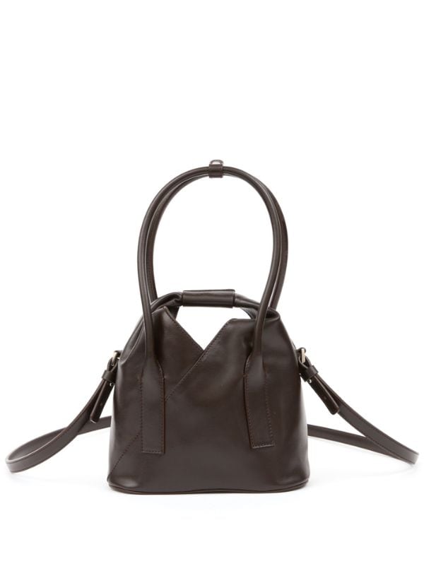 MM6 Maison Margiela Small Japanese Leather Shoulder Bag - Farfetch