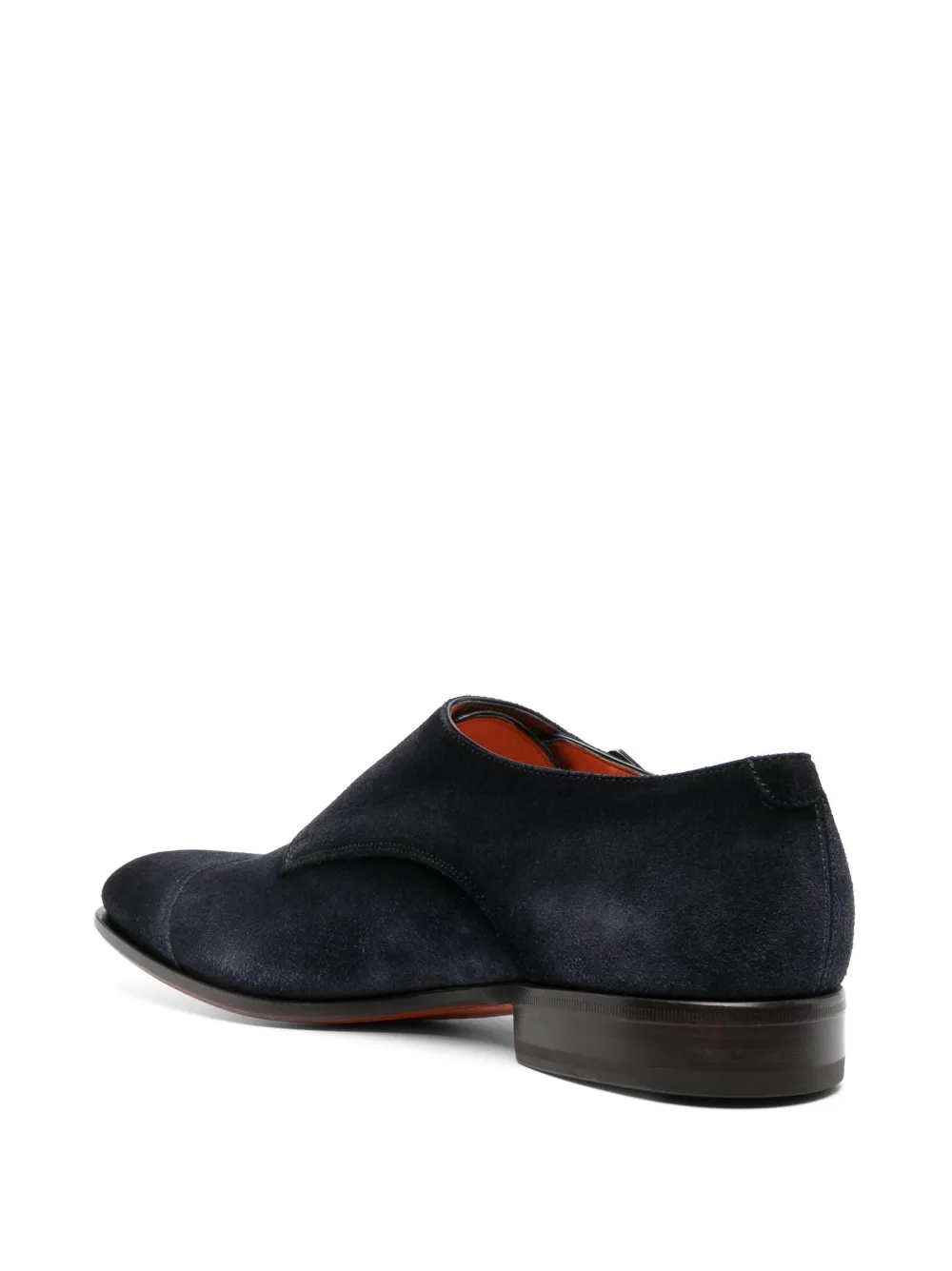 Santoni double-strap Suede Monk Shoes - Farfetch