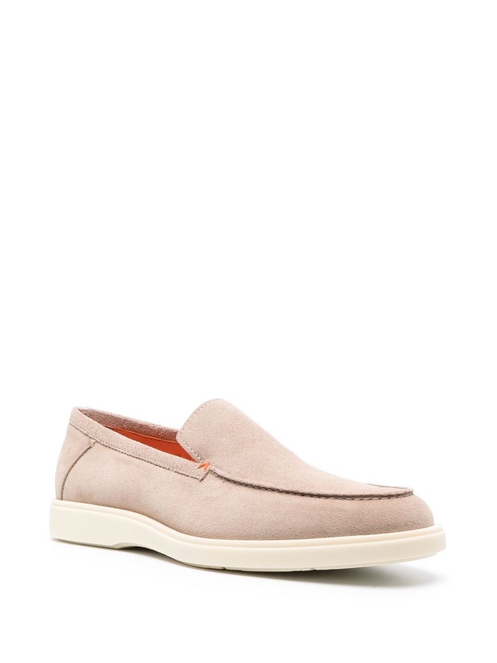 Santoni Suède loafers - Beige