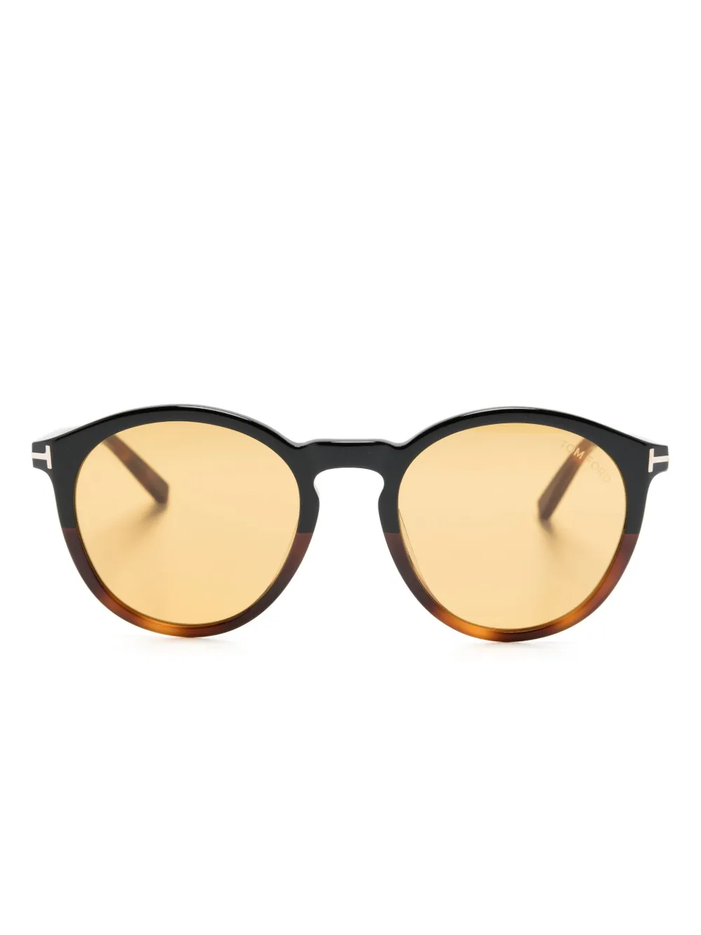 TOM FORD Eyewear round-frame tinted-lenses sunglasses | Brown | Image 1