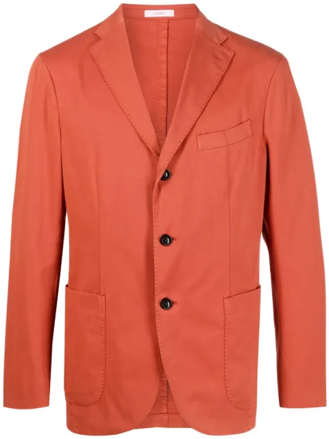 Boglioli single-breasted cotton blazer