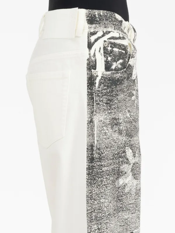 関税込◆MM6 MAISON MARGIELA グラフィック テーパードパンツ MM6 Maison Margiela グラフィック テーパードパンツ | ブラック