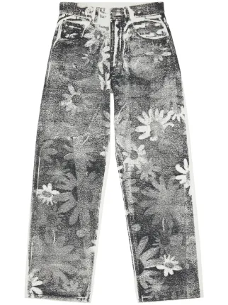 パンツ MM6 18SS/Distressed Panel Denim Trousers パンツ MM6 18SS/Distressed Panel Denim Trousers Maison