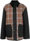 Burberry Vintage-check print shirt jacket - Black