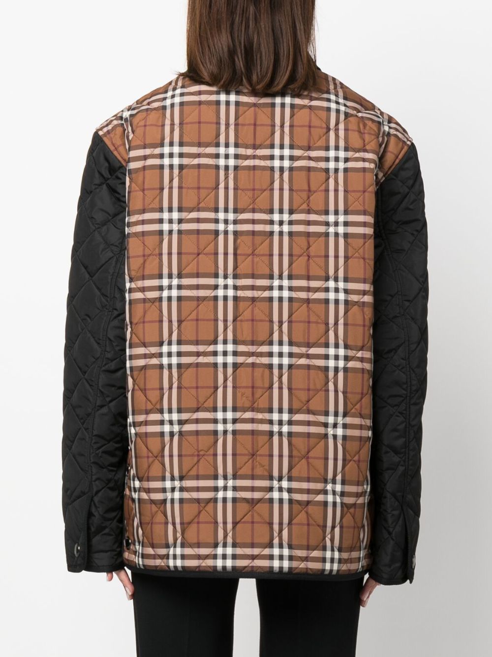 Burberry Vintage-check print shirt jacket Women