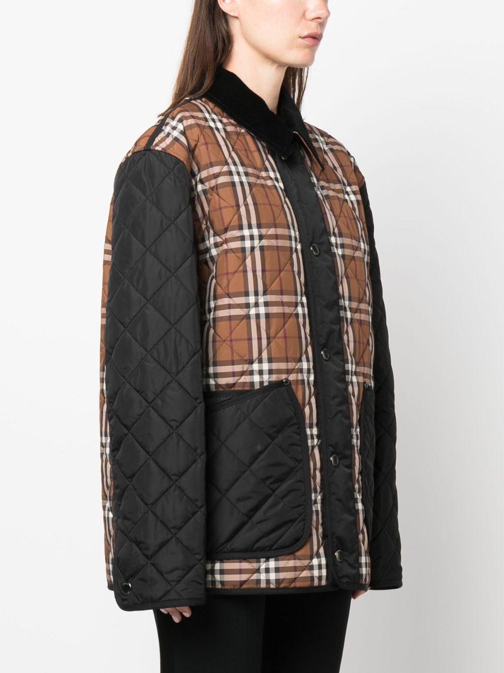 Burberry Vintage-check print shirt jacket Women