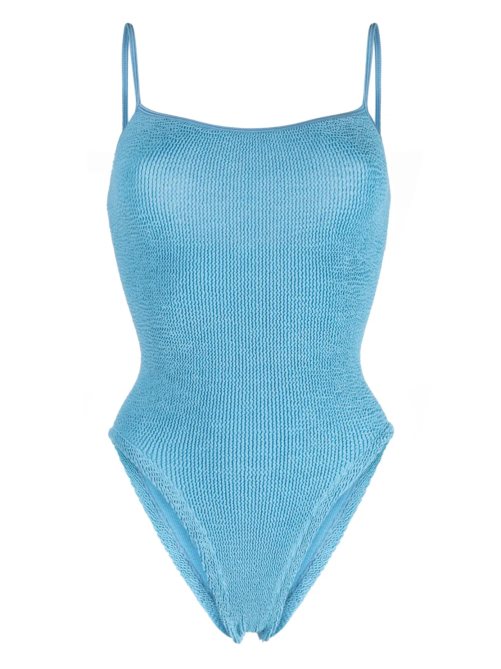 Hunza G Pamela Crinkled Finish Swimsuit Farfetch