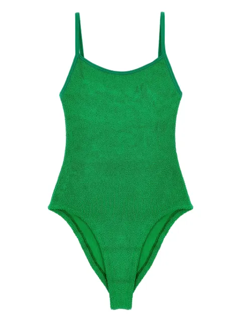 Hunza G Pamela crinkled-finish swimsuit