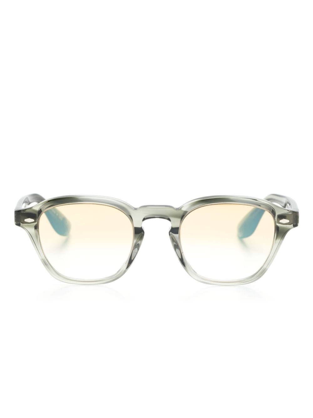 Oliver Peoples Peppe Square-frame Sunglasses In Grey
