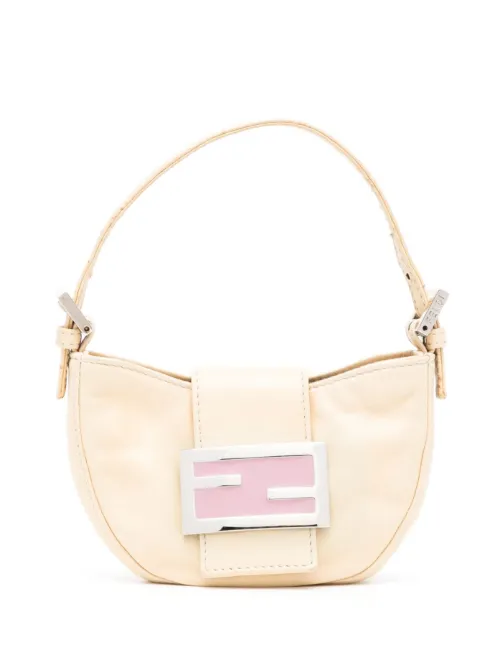 Mini sac à main Croissant à plaque FF - Fendi Pre-Owned - Modalova