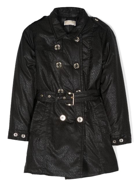 Michael Kors Kids long-sleeved double-breasted trench coat