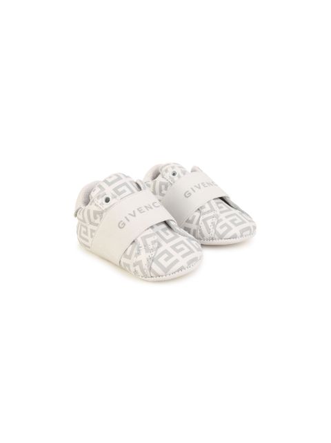 Givenchy Kids 4G monogram-pattern leather slippers