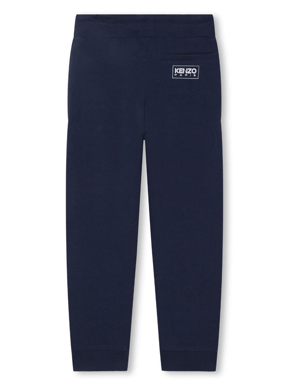Kenzo Kids logo-print cotton track pants - Blauw