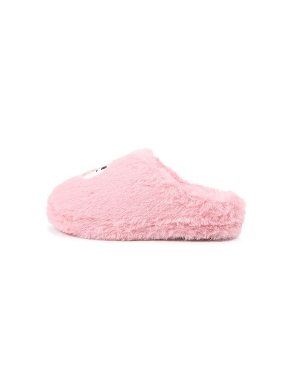 Women's Slippers With Fur Light Pink Fur